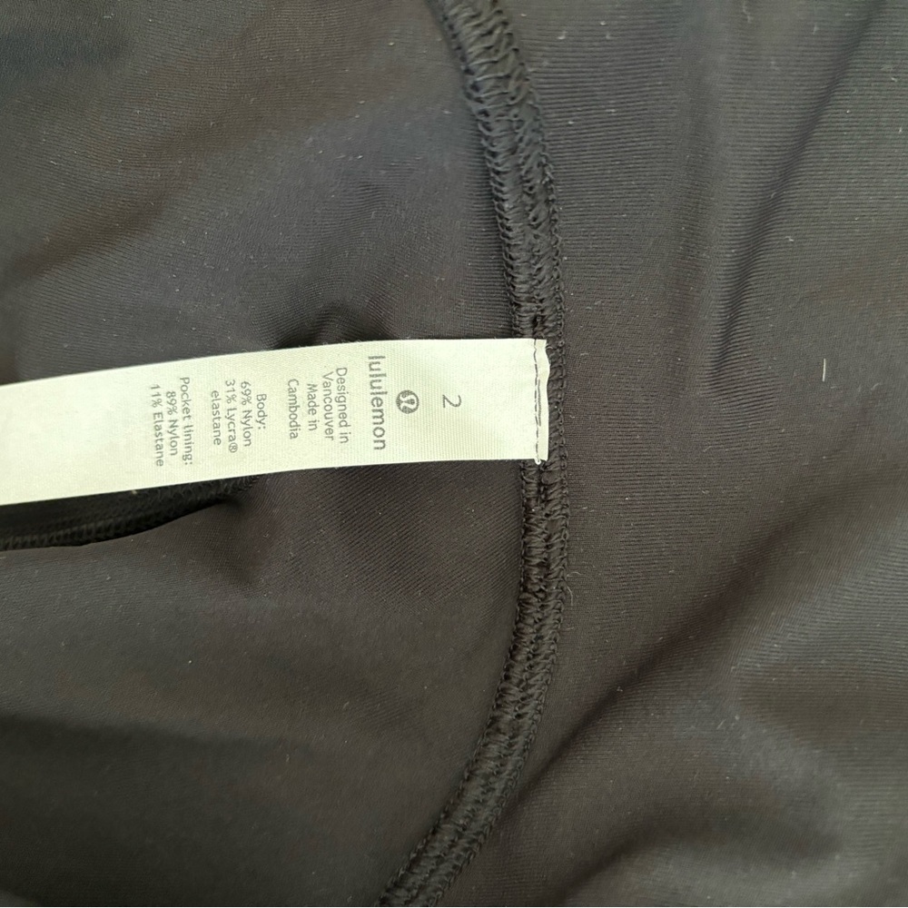Lululemon Swift Speed HR Tight 28” Black Leggings - Picture 4 of 4